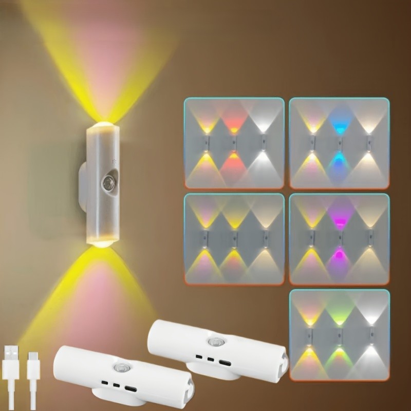 StellaGlow™ – Lumières De Nuit À Détecteur De Mouvement Led Colorées Réglables