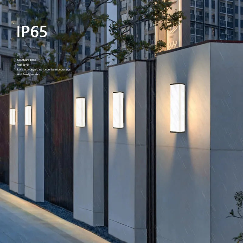 StellarLight™ – Applique Murale Extérieure Personnalisable en Plusieurs Tailles