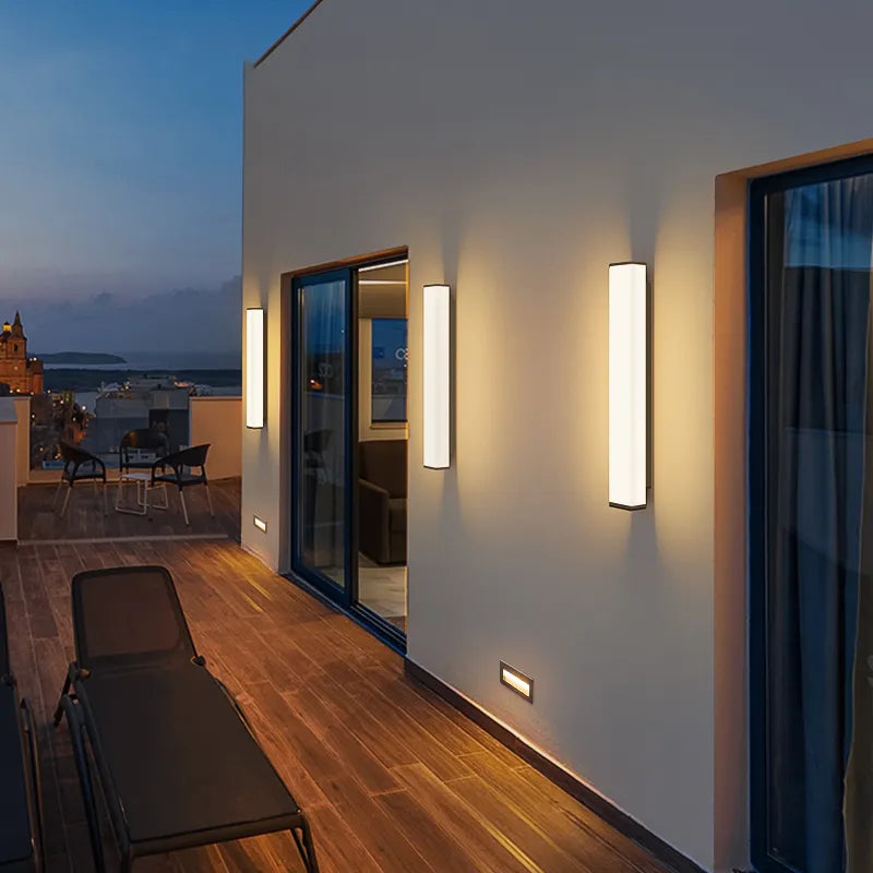 StellarLight™ – Applique Murale Extérieure Personnalisable en Plusieurs Tailles