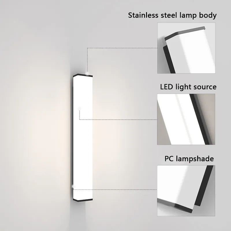 StellarLight™ – Applique Murale Extérieure Personnalisable en Plusieurs Tailles