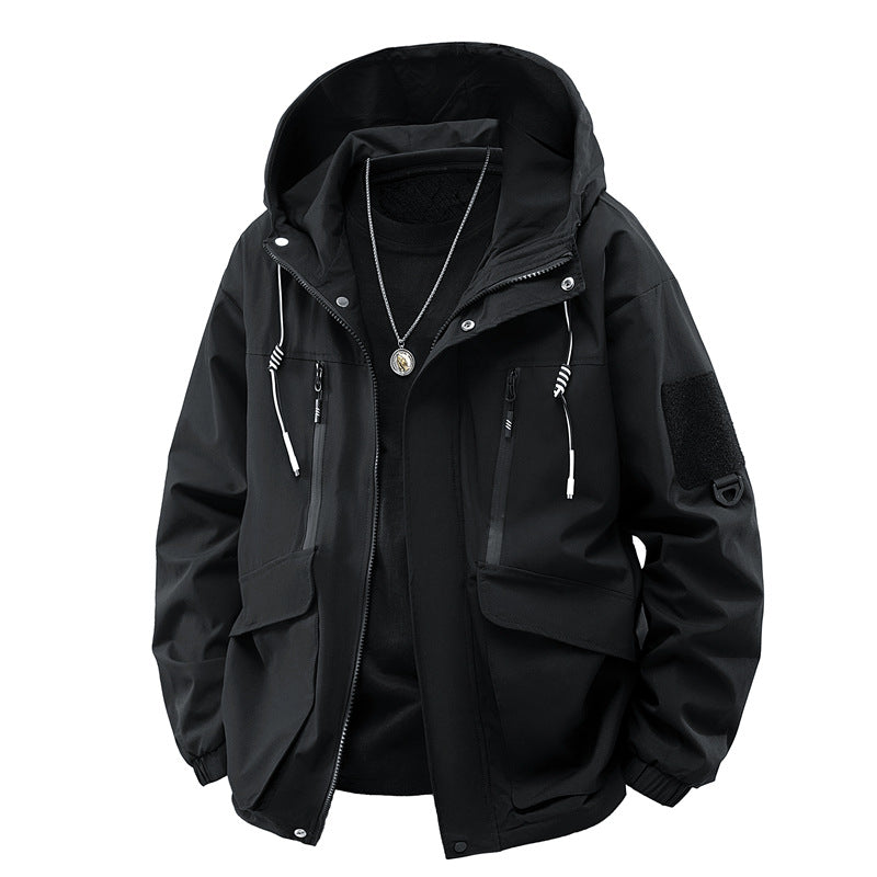StormRidge™ – Veste Imperméable Homme à Capuche Respirante