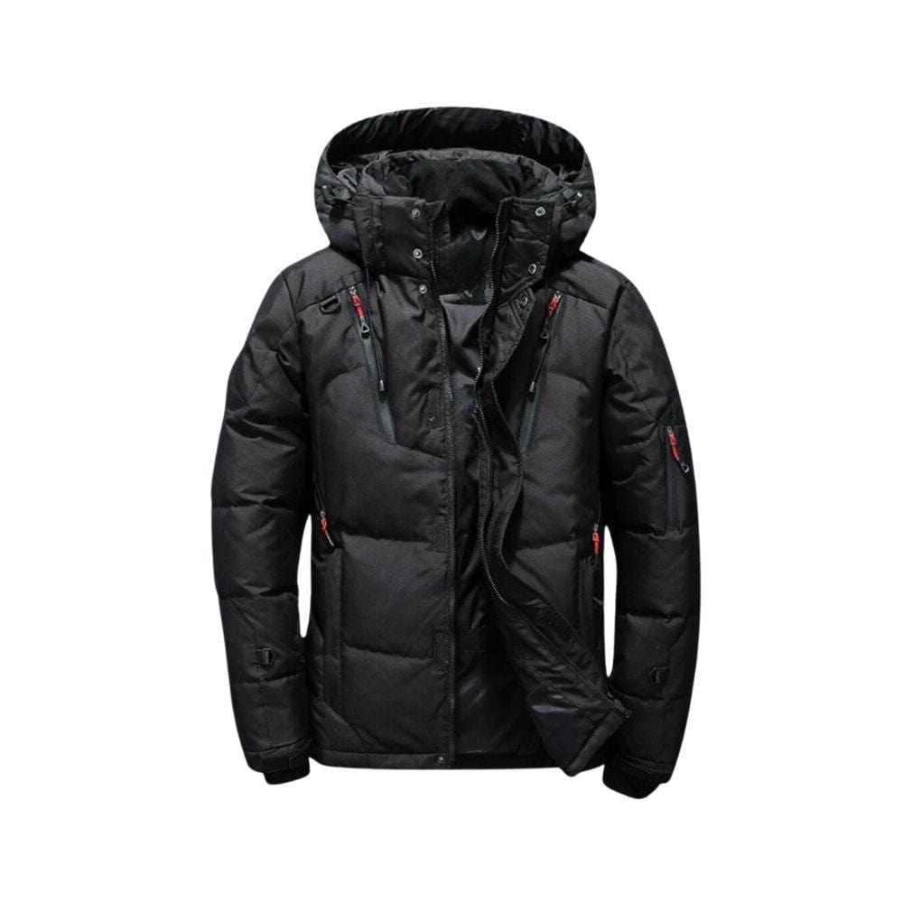 StormShield™ – Doudoune Coupe-Vent à Capuche pour Homme