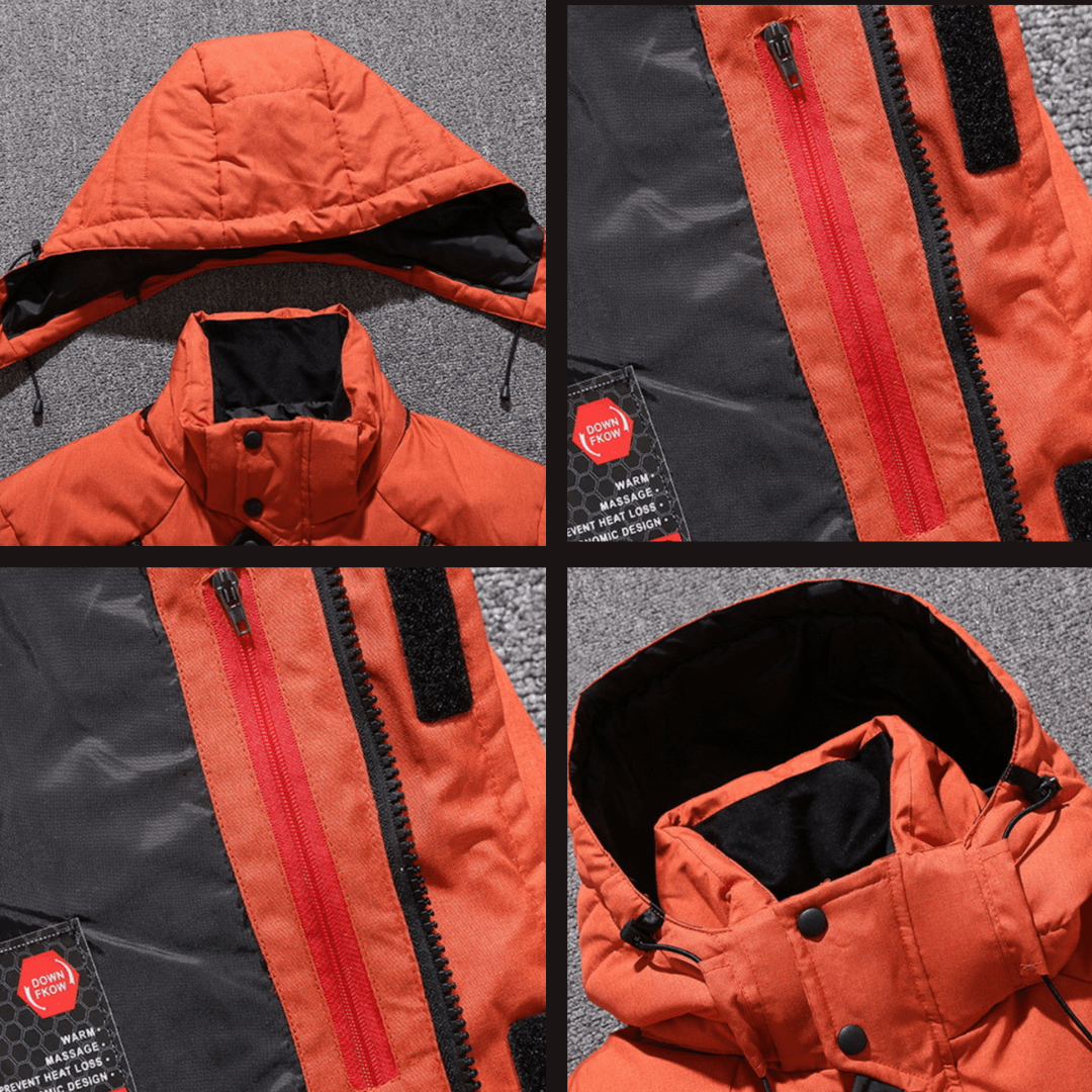 StormShield™ – Doudoune Coupe-Vent à Capuche pour Homme