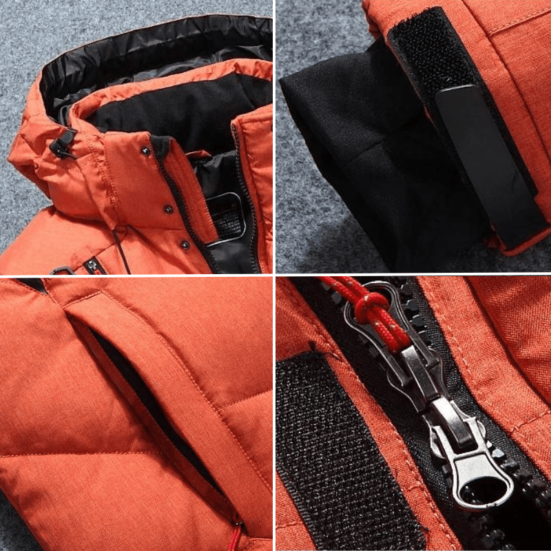 StormShield™ – Doudoune Coupe-Vent à Capuche pour Homme