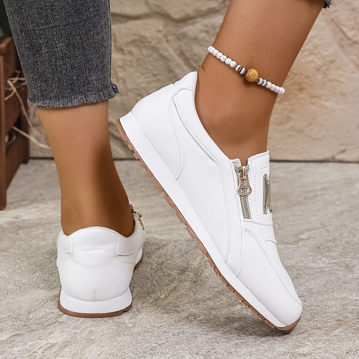 Stridea™ – Baskets Femme Élégantes et Confortables Sans Lacets