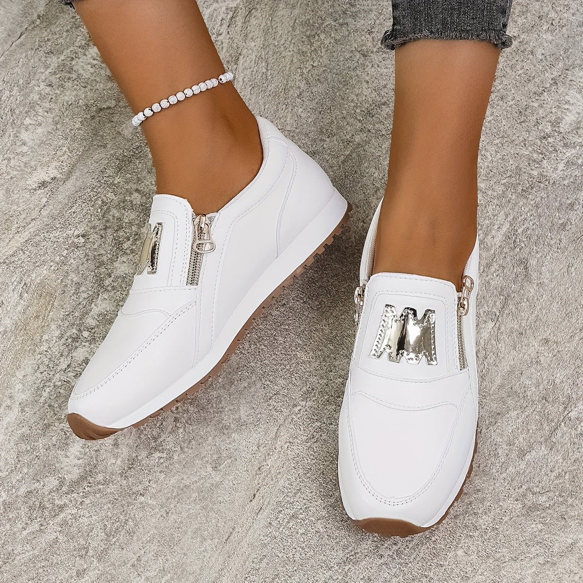 Stridea™ – Baskets Femme Élégantes et Confortables Sans Lacets