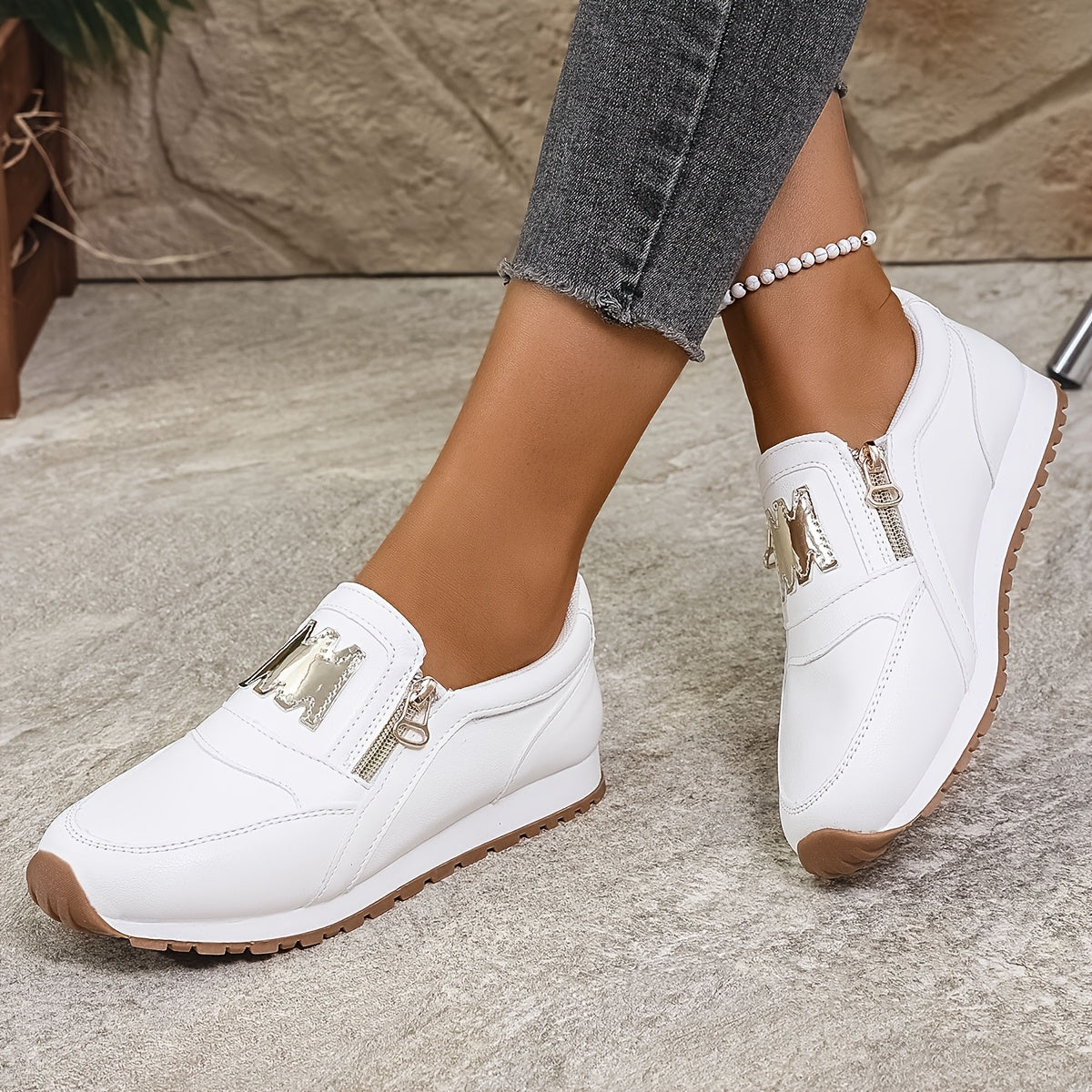 Stridea™ – Baskets Femme Élégantes et Confortables Sans Lacets
