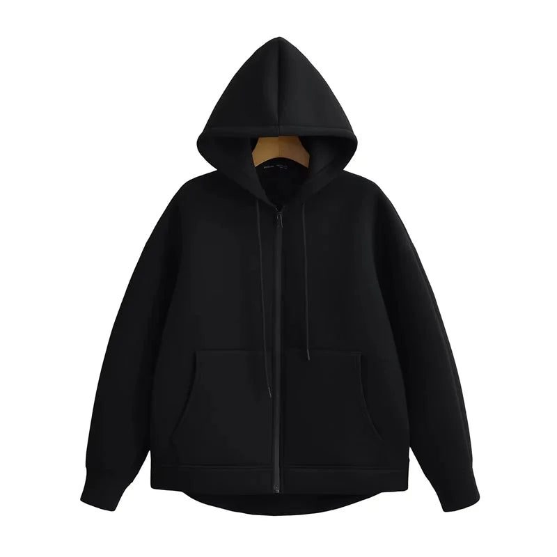 SweatEase™ – Sweat à Capuche Femme Oversize Confortable et Tendance