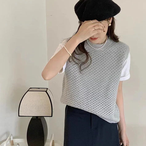 Pull Femme Décontracté Col Rond