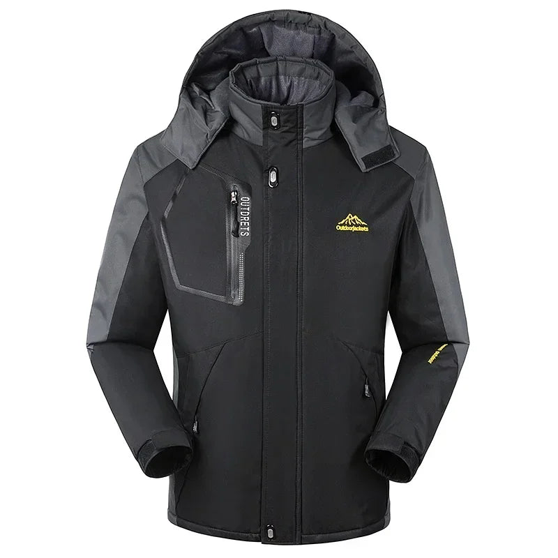 Veste Homme Hiver Fourrure Douce et Chaude