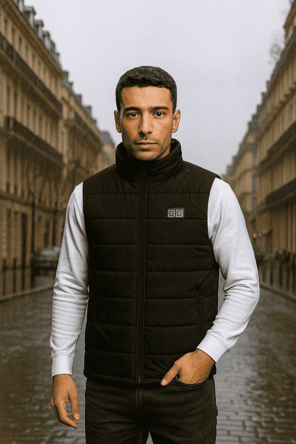 ThermGel™ – Gilet Chauffant Unisexe avec Batterie Rechargeable