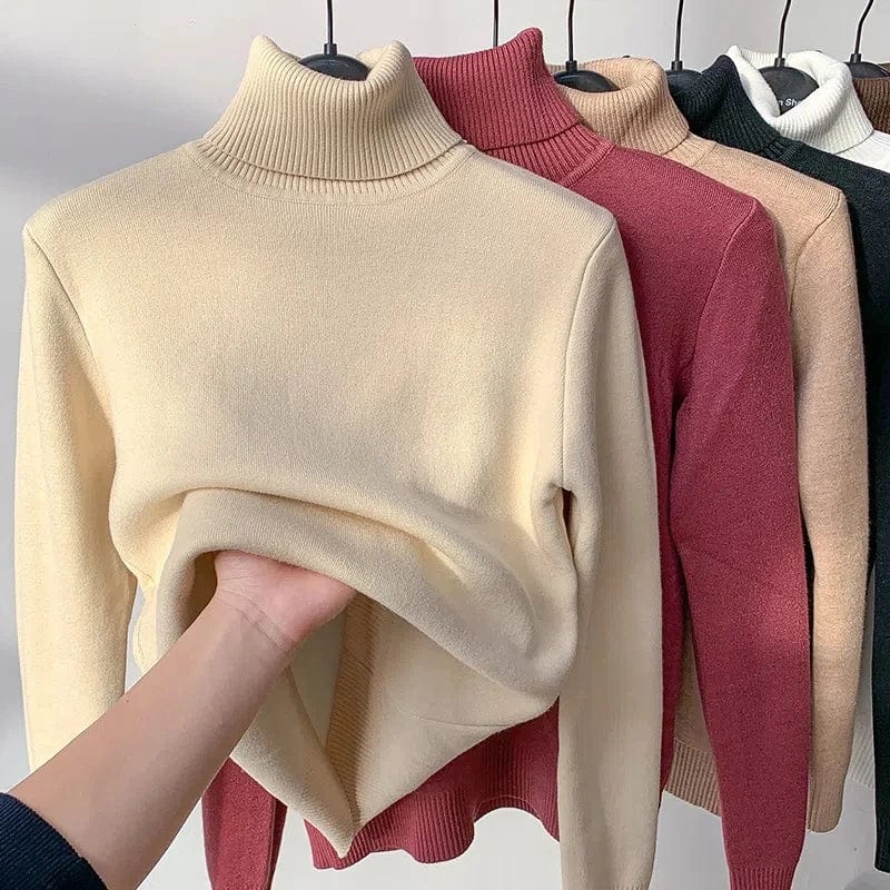 ThermaBella™ – Pull Polaire à Col Roulé