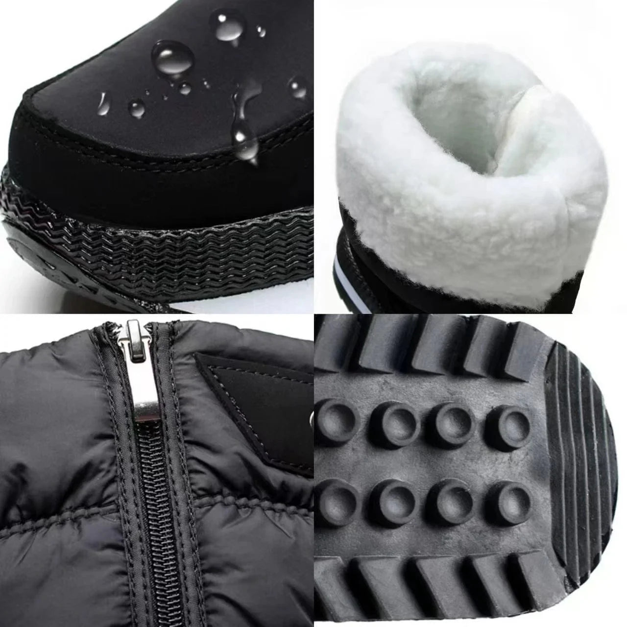 ThermaGuard - Bottes de Neige Épaisses et Imperméables
