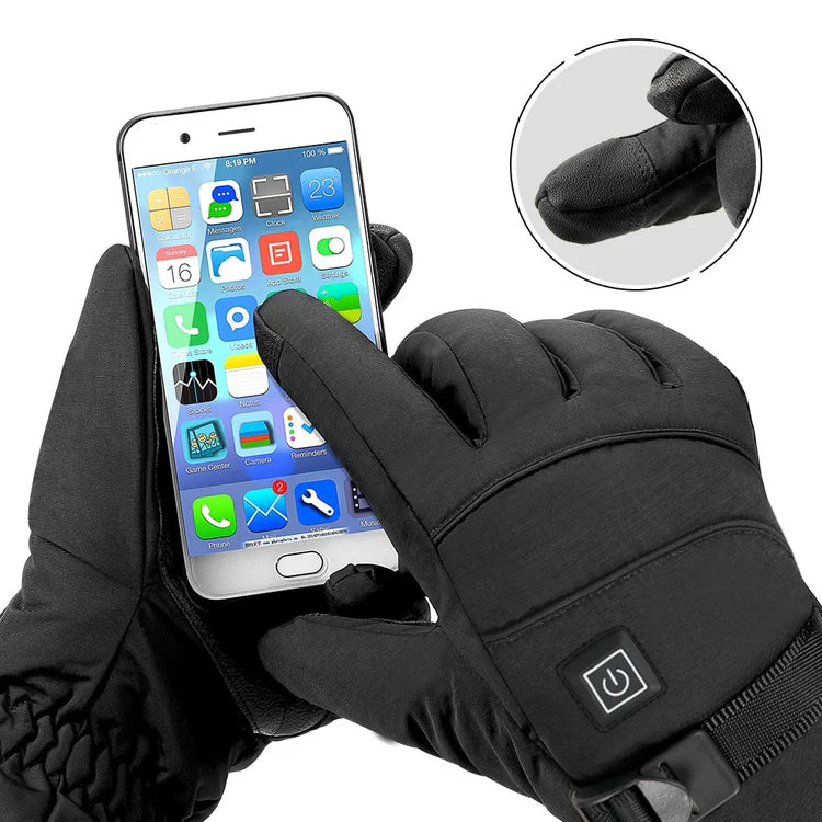 ThermiGlove™ – Gants Chauffants Électriques Unisexe avec Batterie Rechargeable