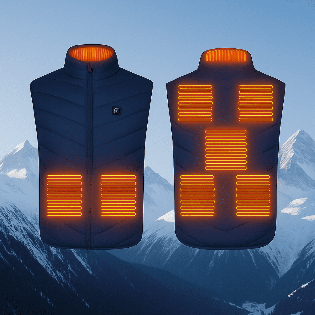 ThermiVest™ – Veste Chauffante Unisexe avec Batterie Rechargeable