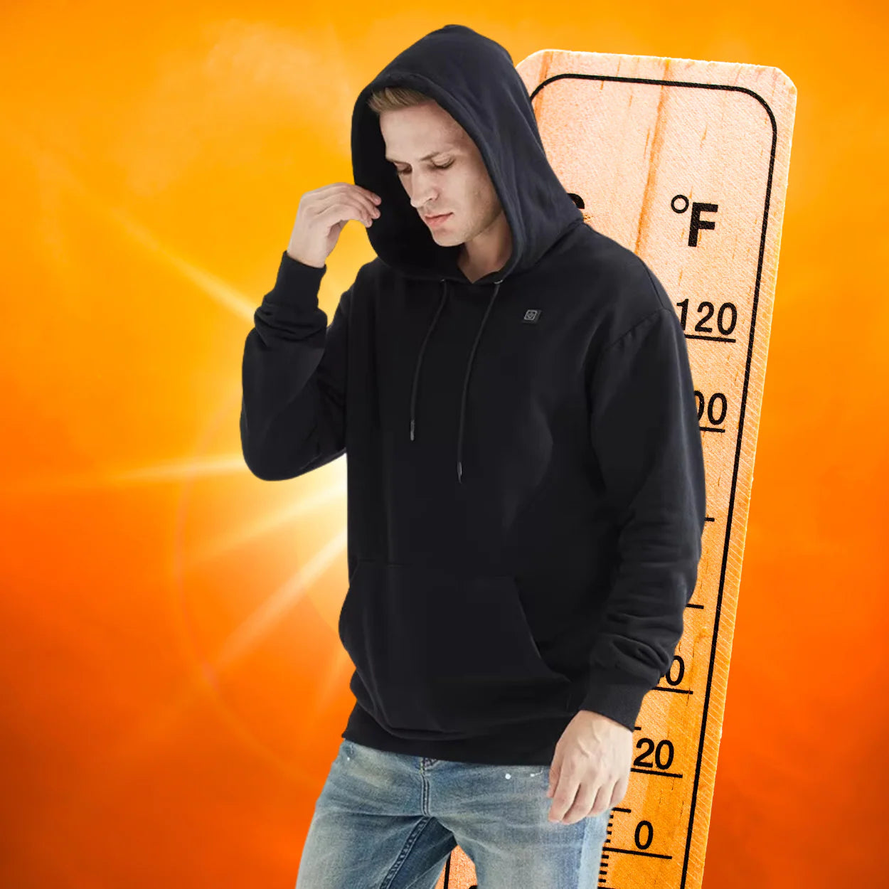 ThermoWear™ – Sweatshirts Hoodies Chauffants Électriques Unisexe pour l’Hiver