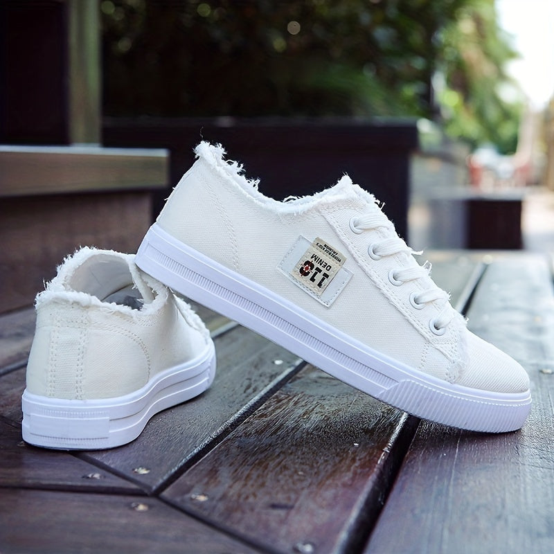 Tivella™ – Baskets Femme Confortables en Toile avec Lacets