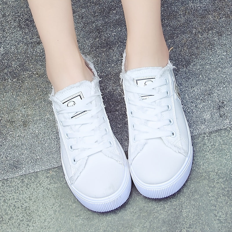 Tivella™ – Baskets Femme Confortables en Toile avec Lacets