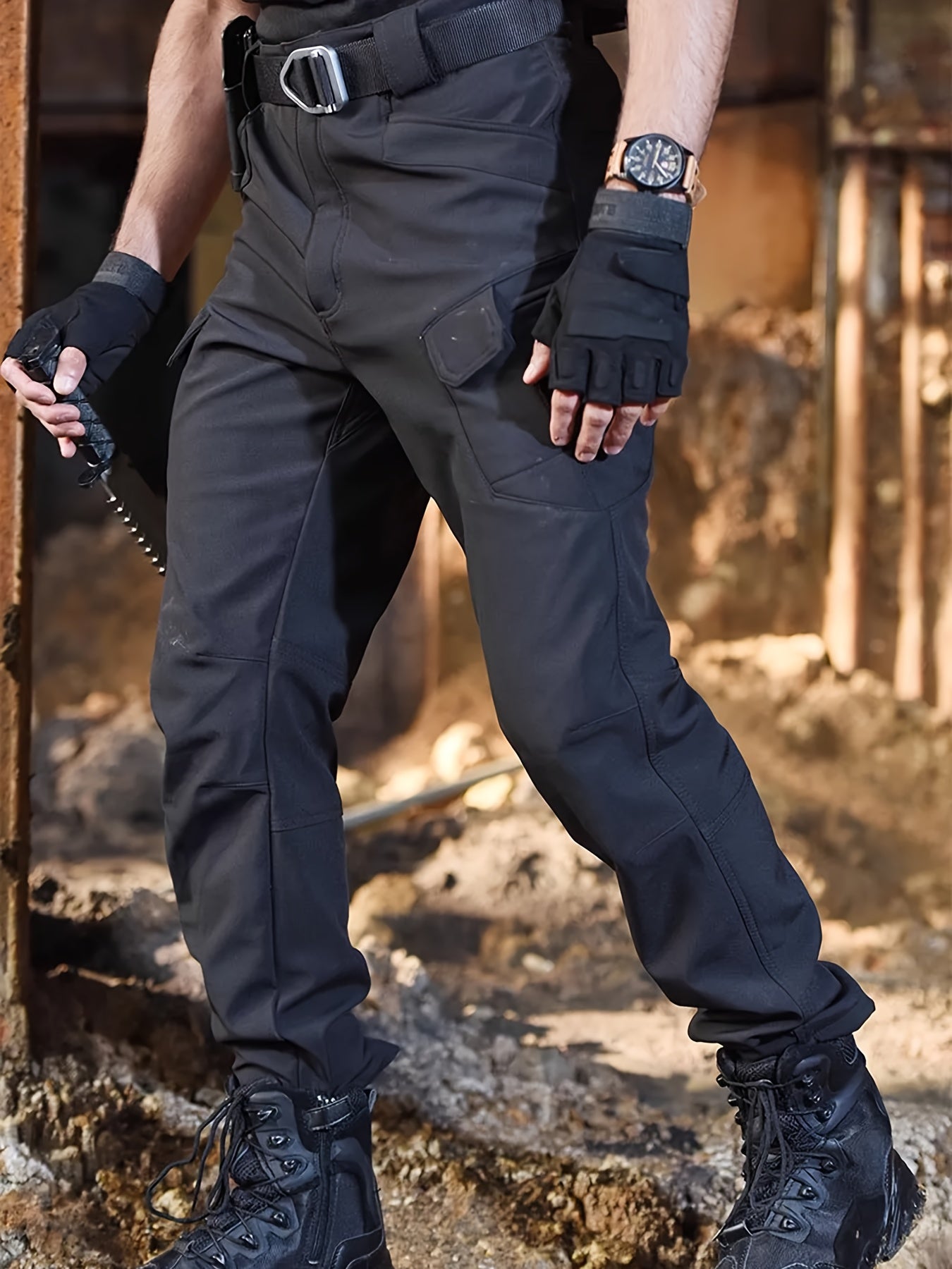 TrailShield™ | Pantalon Cargo Homme Waterproof et Doublé pour Hiver