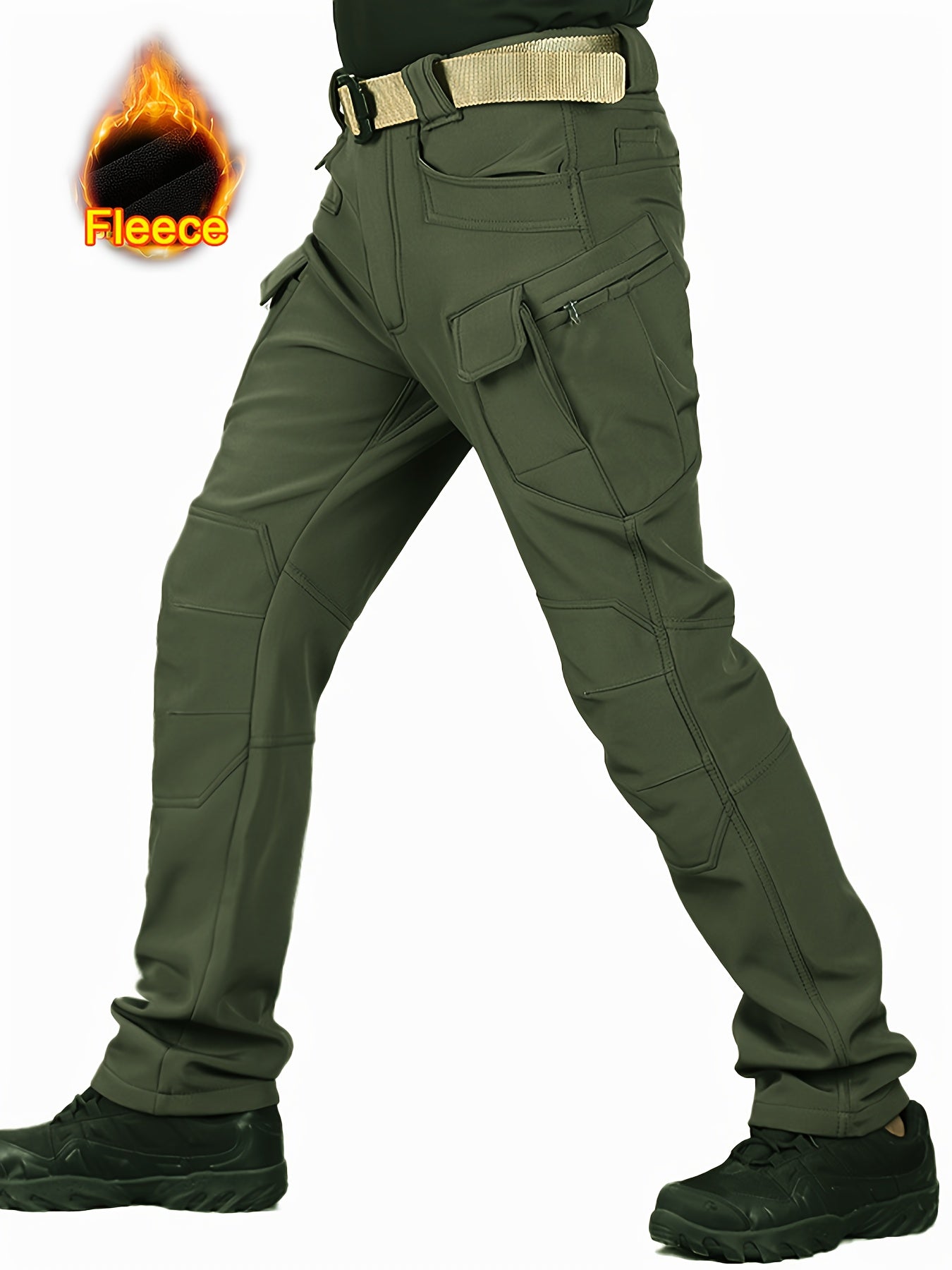 TrailShield™ | Pantalon Cargo Homme Waterproof et Doublé pour Hiver