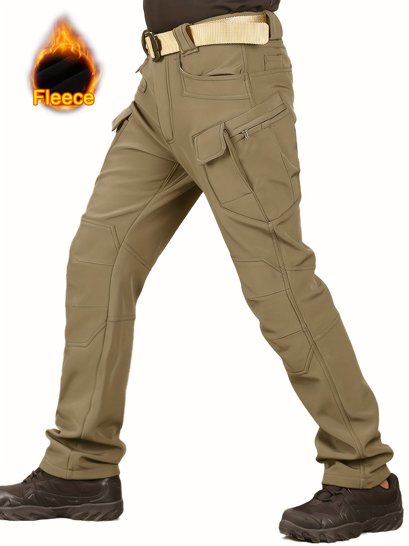 TrailShield™ | Pantalon Cargo Homme Waterproof et Doublé pour Hiver