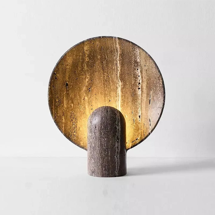 Travea™ – lampe décorative intérieur halo minéral effet travertin