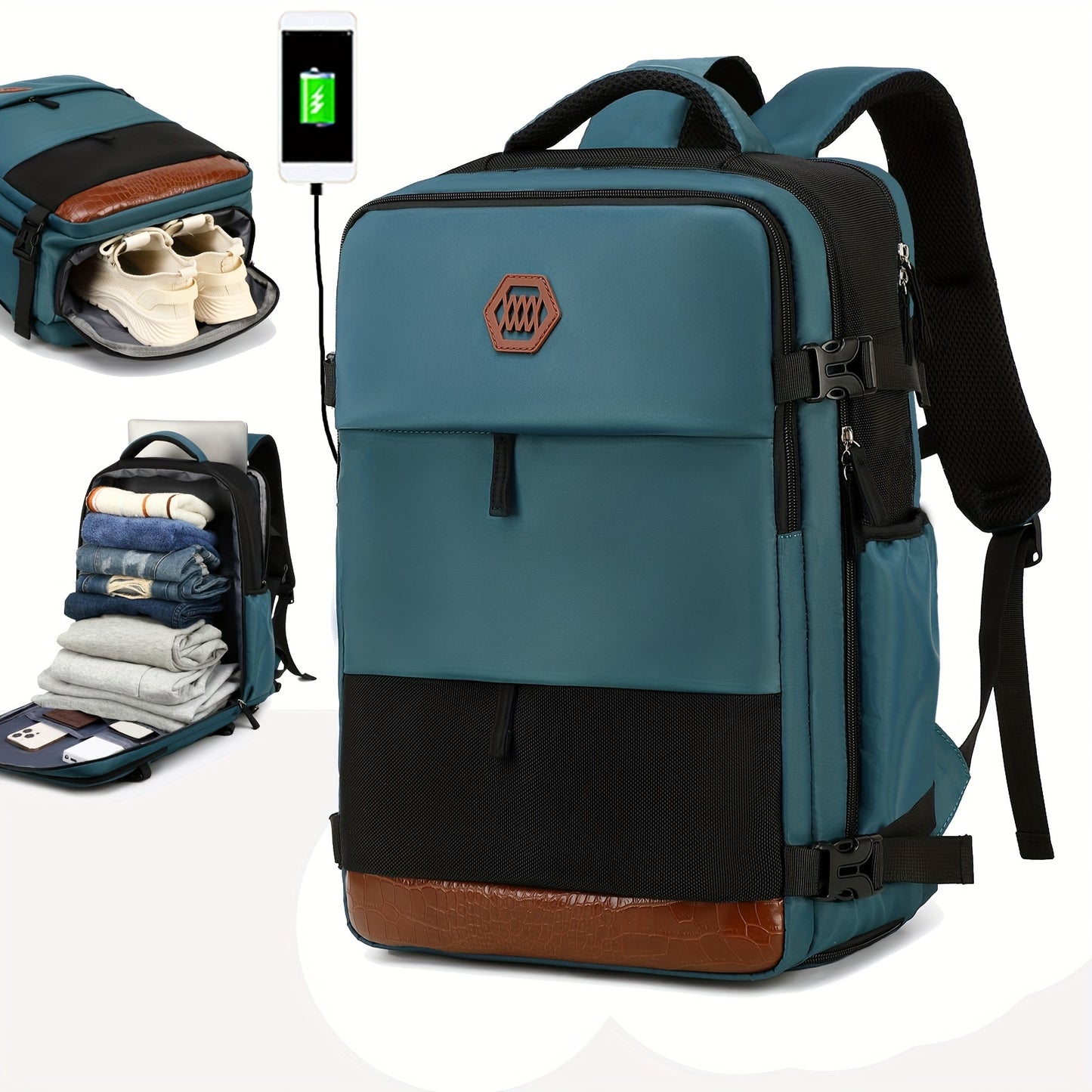 TravelPro™ Sac à Dos Multifonctionnel | Compartiment Ordinateur & Voyage