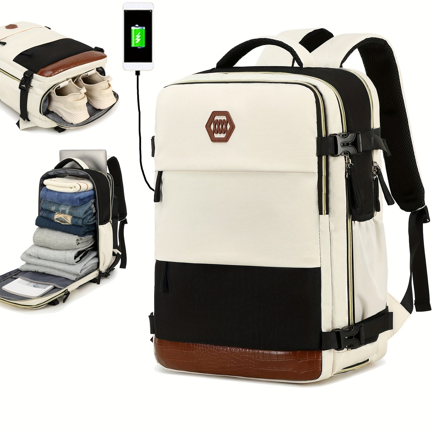 TravelPro™ Sac à Dos Multifonctionnel | Compartiment Ordinateur & Voyage
