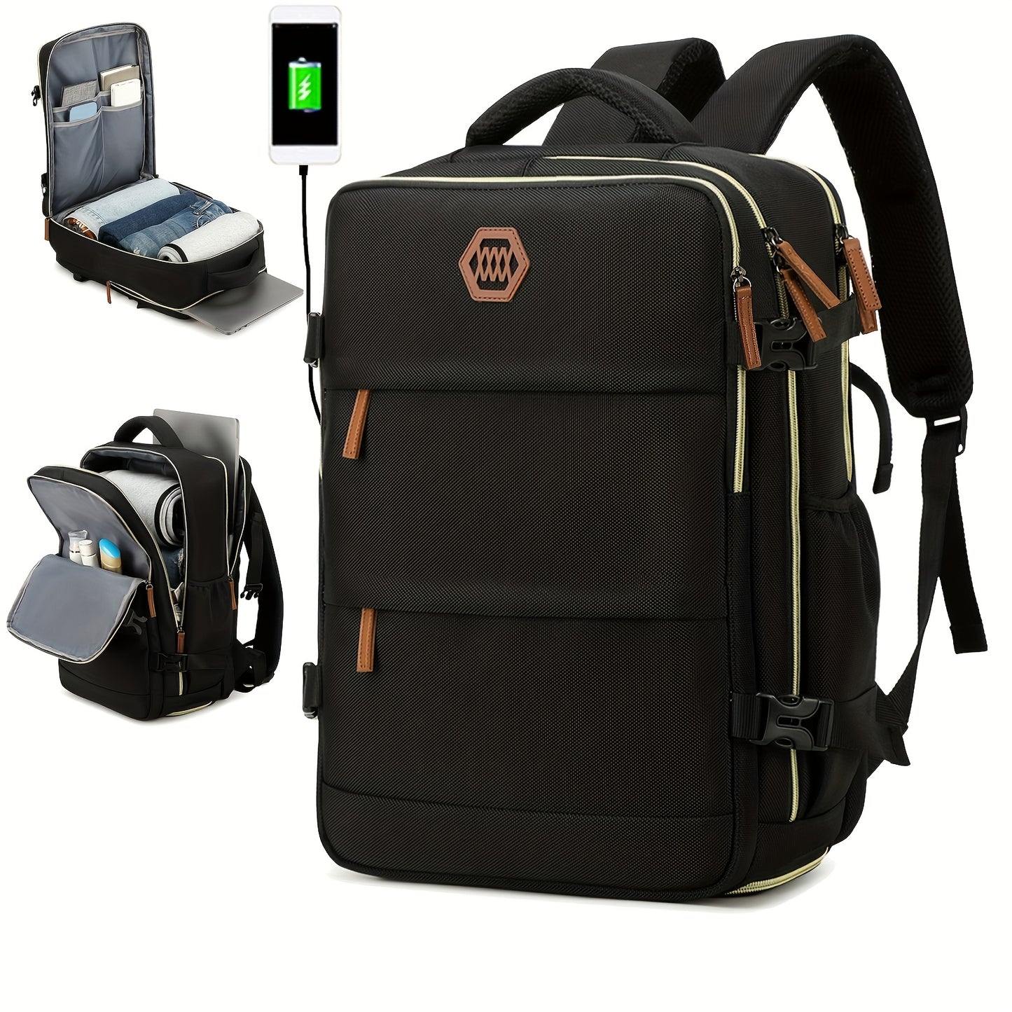 TravelPro™ Sac à Dos Multifonctionnel | Compartiment Ordinateur & Voyage