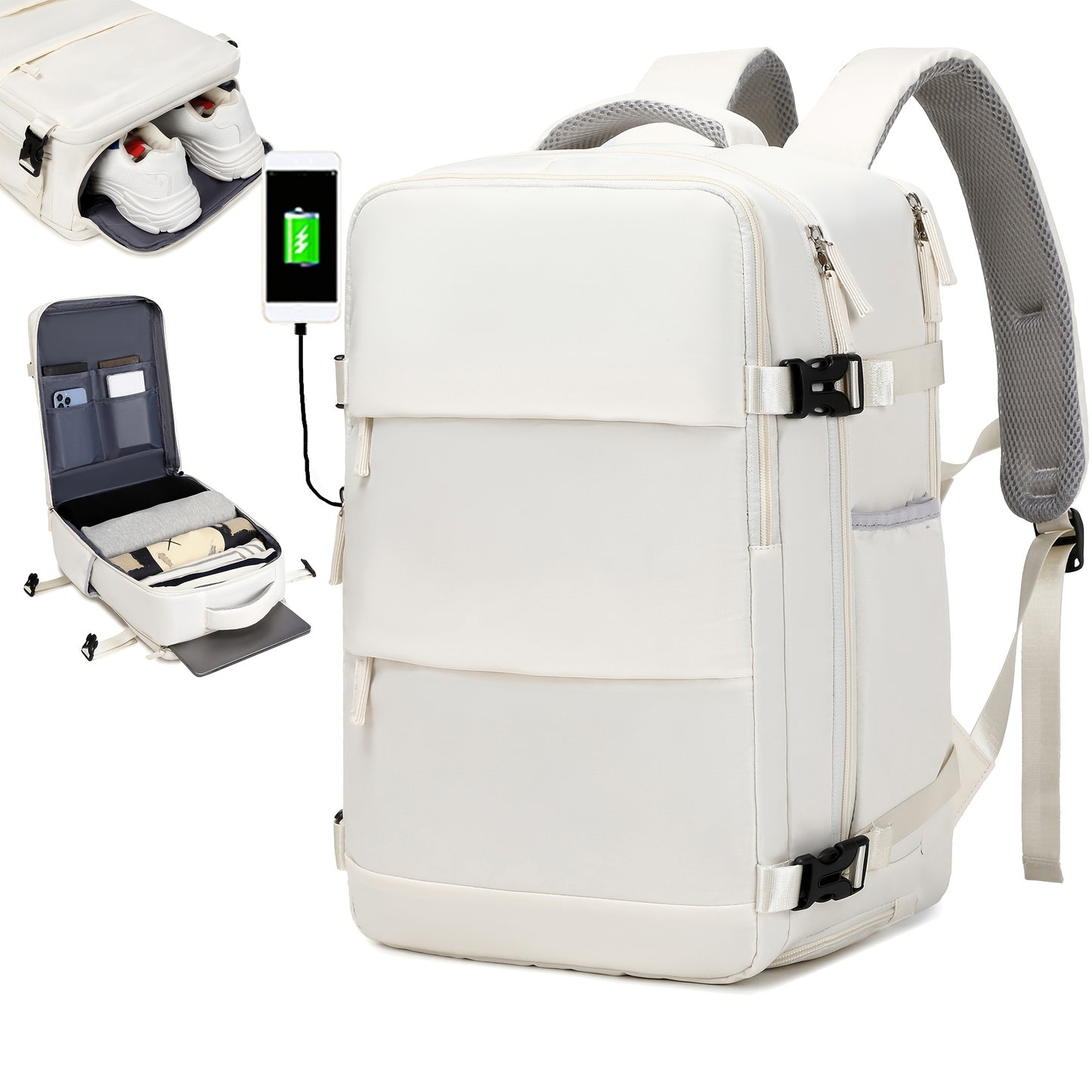 TravelPro™ Sac à Dos Multifonctionnel | Compartiment Ordinateur & Voyage