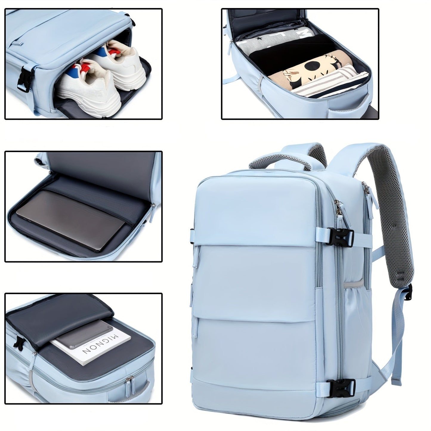 TravelPro™ Sac à Dos Multifonctionnel | Compartiment Ordinateur & Voyage