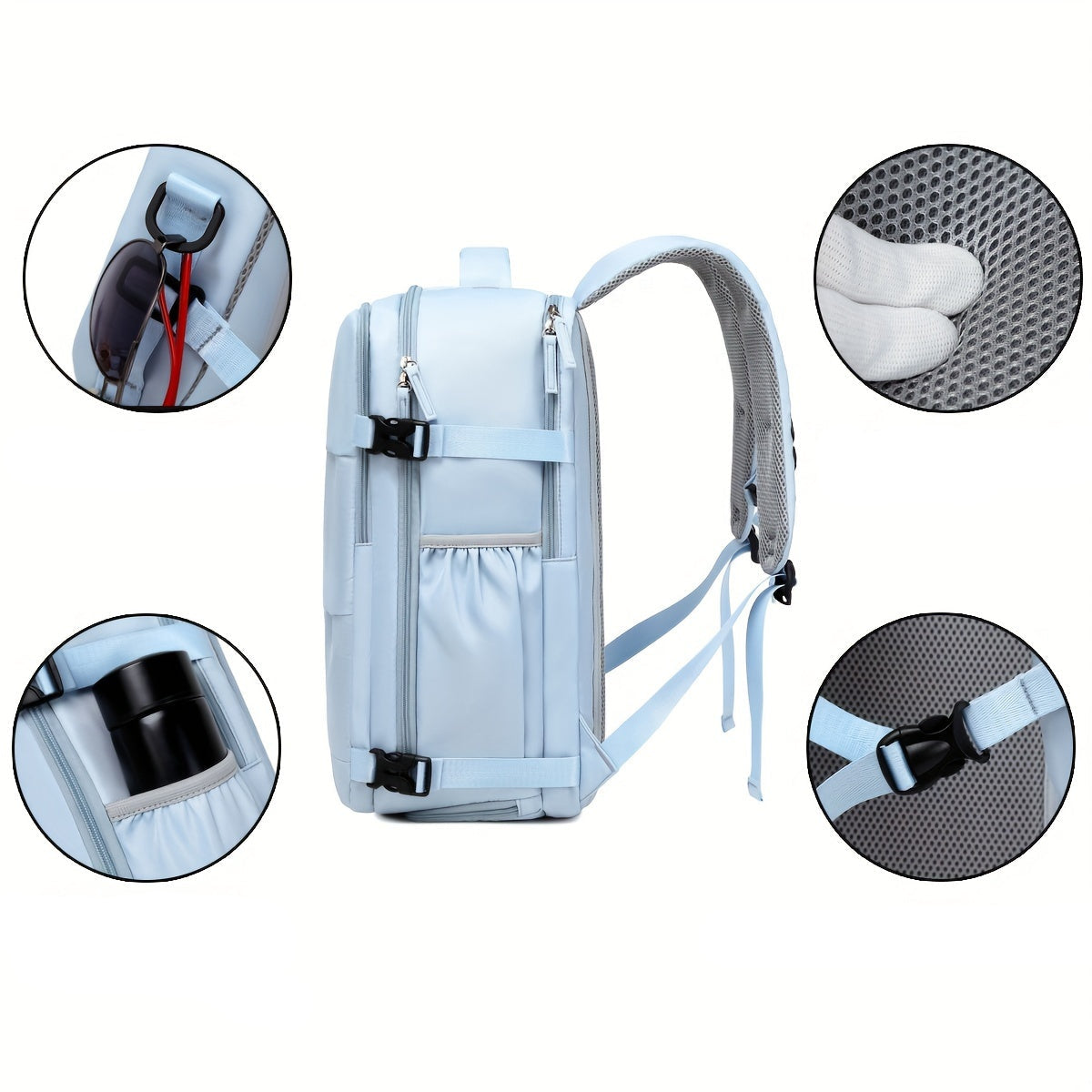 TravelPro™ Sac à Dos Multifonctionnel | Compartiment Ordinateur & Voyage