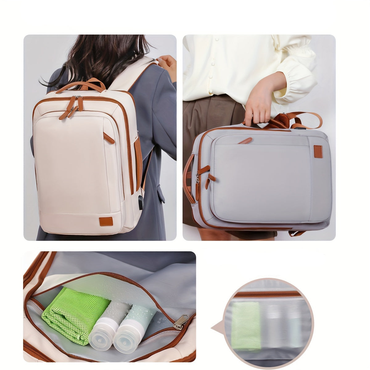 TravelSmart™ - Sac à Dos de Voyage Cabine 40L avec Port USB