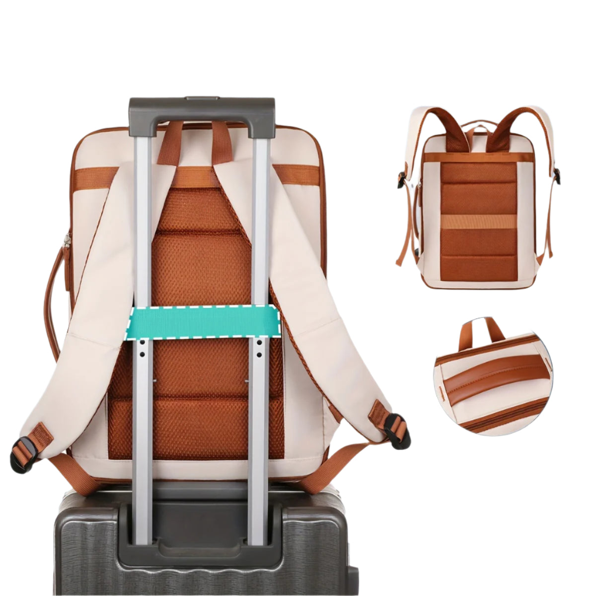 TravelSmart™ - Sac à Dos de Voyage Cabine 40L avec Port USB