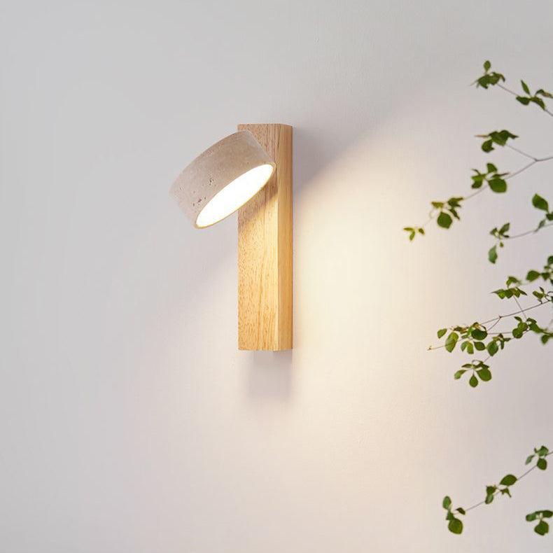Traverna™ – Applique Murale Design en Travertin Blanc Cassé Wabi Sabi
