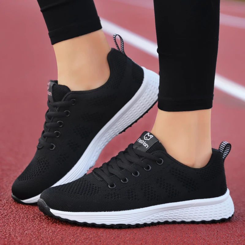 TrendStep™ – Baskets Femme à Plateforme Confortables et Élégantes
