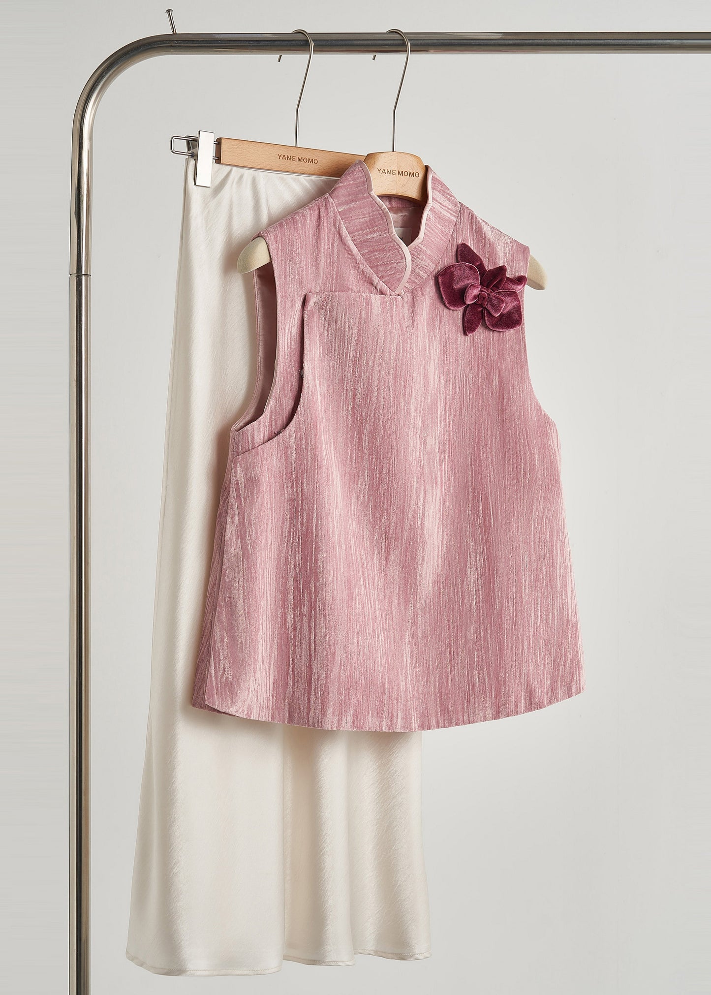 Douces vestes en velours de soie roses d'automne - EasyApparels