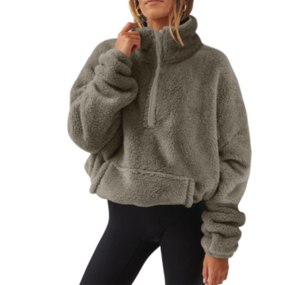 Pull Femme Peluche Doux et Confortable