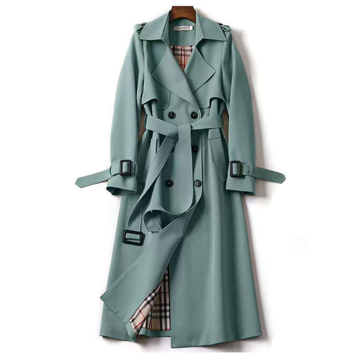 Manteau Trench Classique Taille Cintrée pour Femme