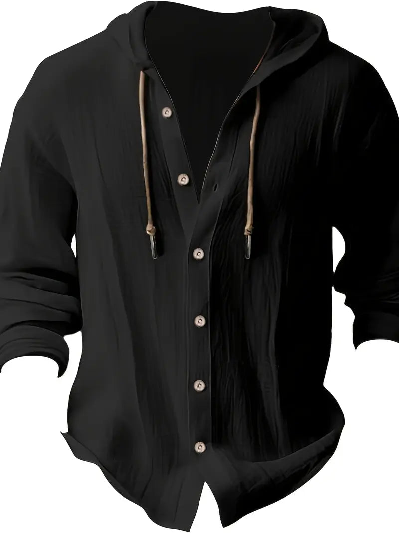 UrbanCoton™ – Chemise Coton Homme Manches Longues