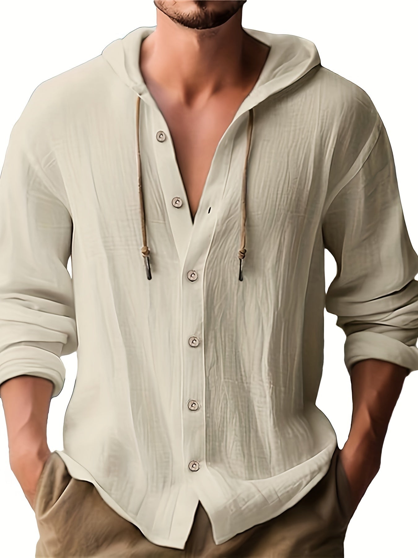 UrbanCoton™ – Chemise Coton Homme Manches Longues