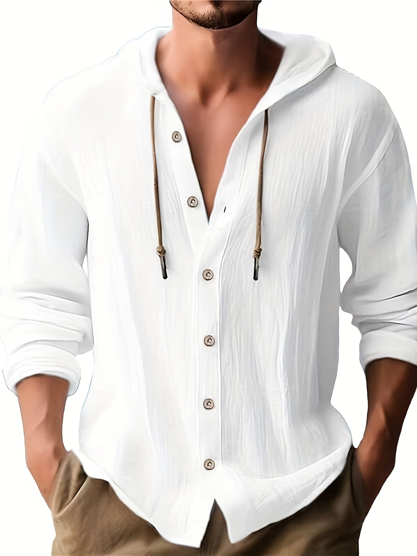 UrbanCoton™ – Chemise Coton Homme Manches Longues