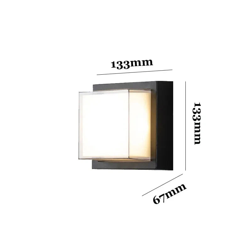 UrbanLume™ – Applique Murale Extérieure Personnalisable avec Lumière Chaude