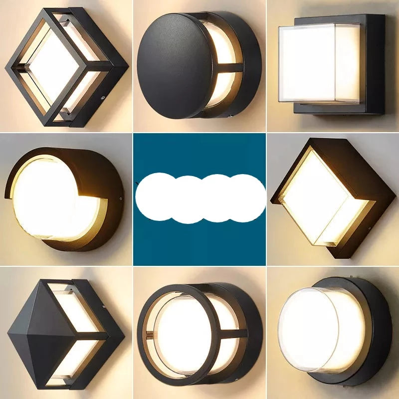 UrbanLume™ – Applique Murale Extérieure Personnalisable avec Lumière Chaude