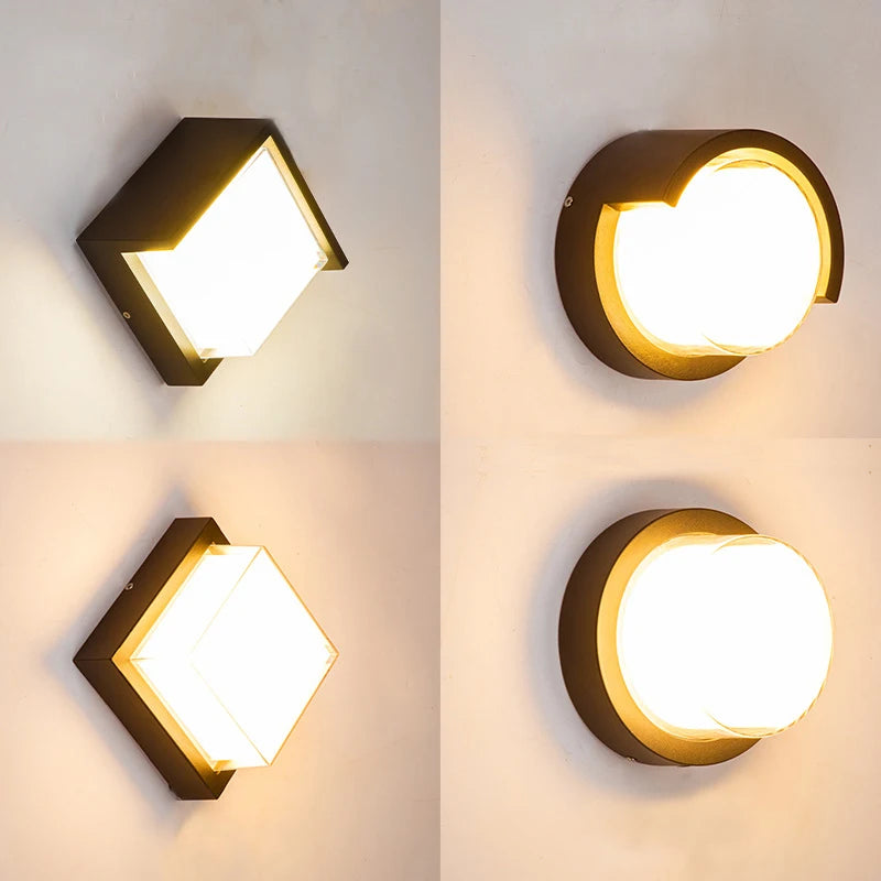 UrbanLume™ – Applique Murale Extérieure Personnalisable avec Lumière Chaude