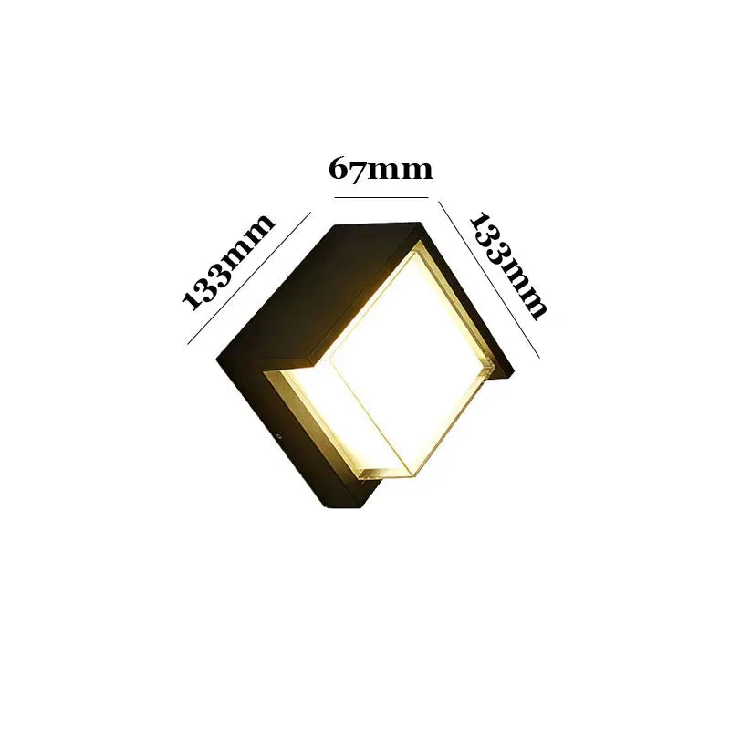 UrbanLume™ – Applique Murale Extérieure Personnalisable avec Lumière Chaude