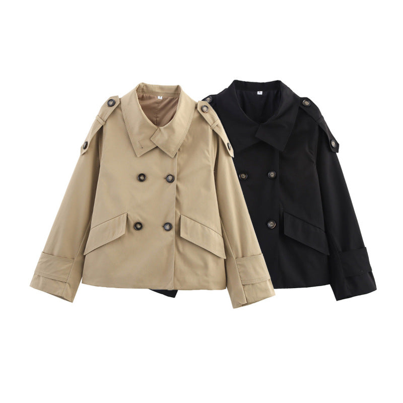 Urbanélia™ – Manteau Femme Chic Décontracté Élégant à Manches Longues