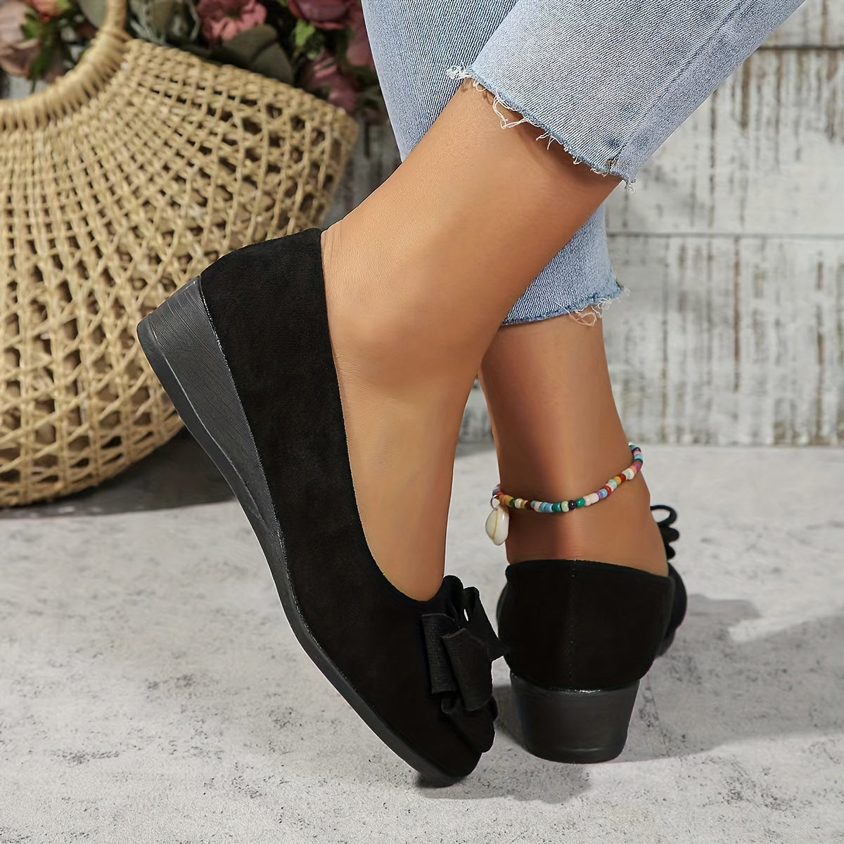 VelinaSoft™ – Mocassins Femme Confortables et Élégants à Noeud et Semelle Souple