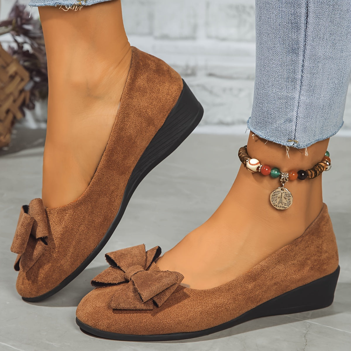 VelinaSoft™ – Mocassins Femme Confortables et Élégants à Noeud et Semelle Souple