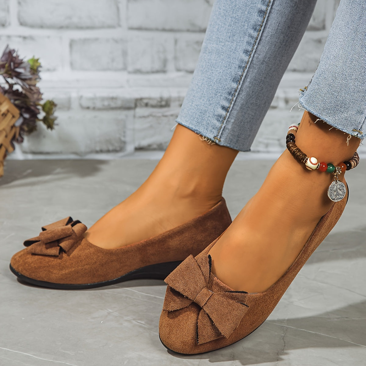 VelinaSoft™ – Mocassins Femme Confortables et Élégants à Noeud et Semelle Souple